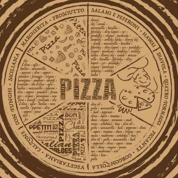 Pizzza Doboz 33 33 RETRO