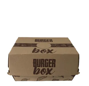 BurgerBox Dupla / doboz extra mappával / db 200x130x110 nyomtatással (50 db) HD2004