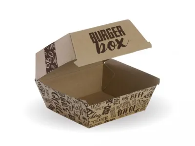 BurgerBox / Hamburger / darab 130x130x110 50 darab nyomattal HD2005